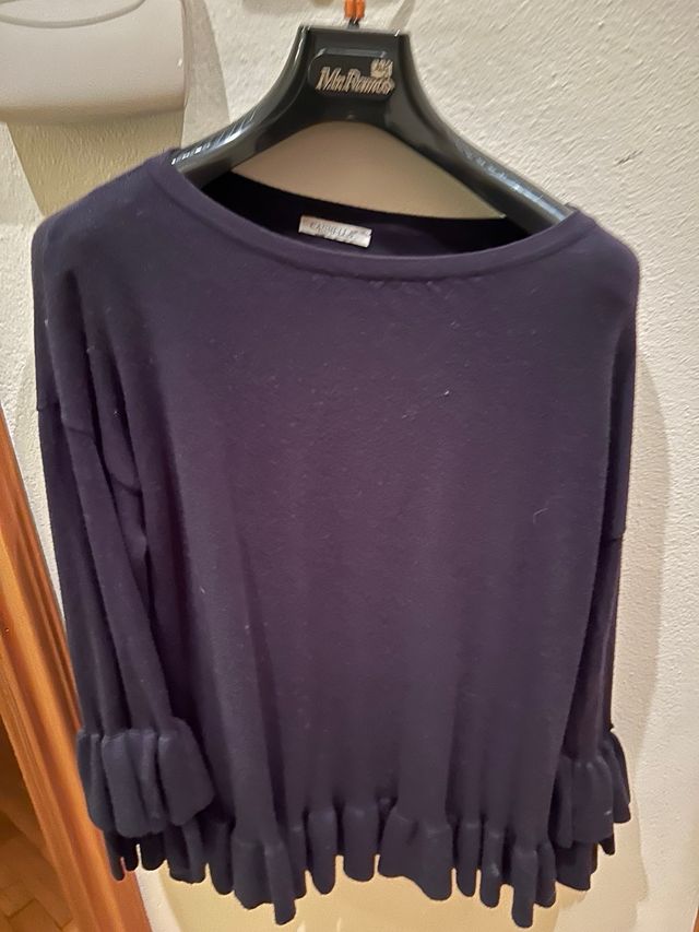 Maglia donna con volant