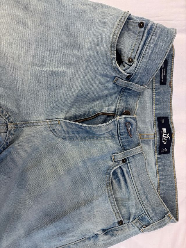 Pantalón vaquero Hollister Skinny Azul Talla M