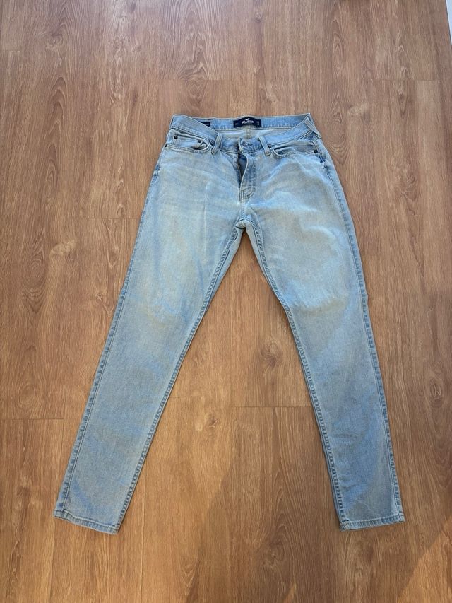 Pantalón vaquero Hollister Skinny Azul Talla M