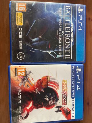 Pack Star Wars PS4: Battlefront II y Squadrons