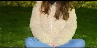 Cazadora pelo rizado beige