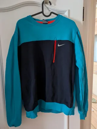 Sudadera Nike bicolor con cremallera