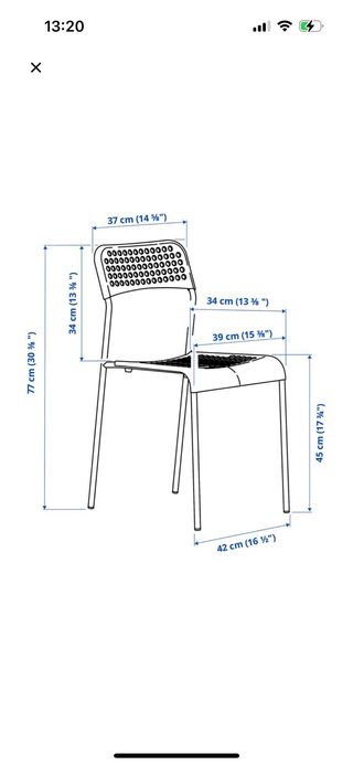 4 Sillas Ikea Blanca Plástico
