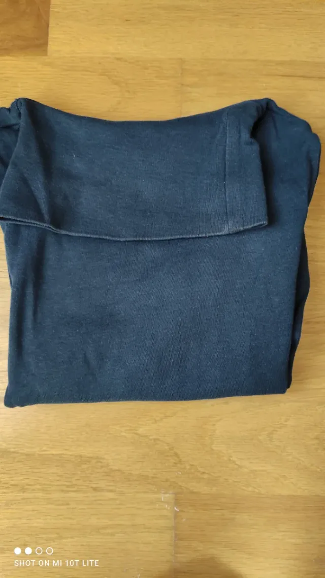 Camiseta manga larga niño azul marino