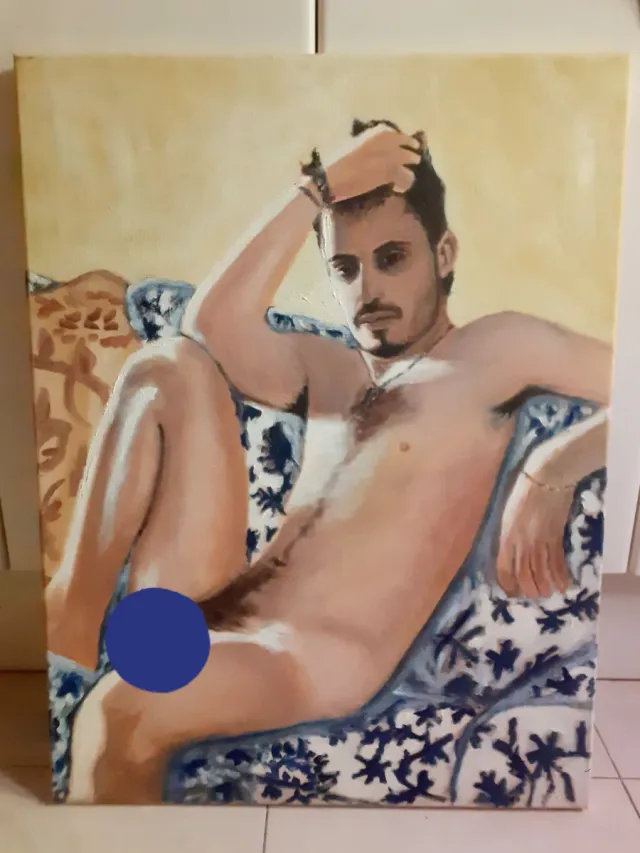Óleo desnudo masculino