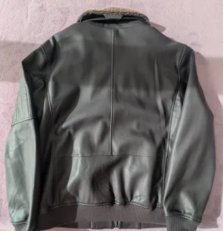 Cazadora Cuero Blue Coast Yachting Talla L.