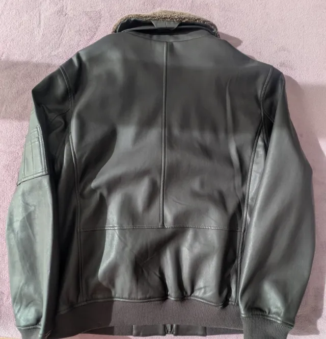 Cazadora Cuero Blue Coast Yachting Talla L.