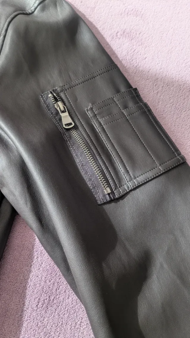 Cazadora Cuero Blue Coast Yachting Talla L.