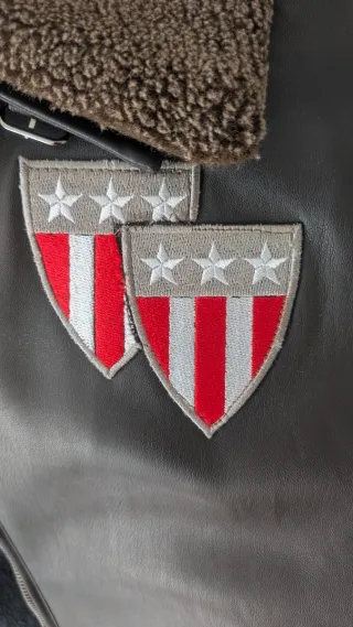 Cazadora Cuero Blue Coast Yachting Talla L.