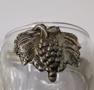 Set 2 Bicchierini liquore Vintage argento