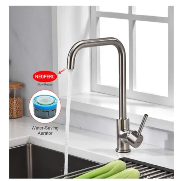 Grifo Cocina Ibergrif M22105A Caño Alto