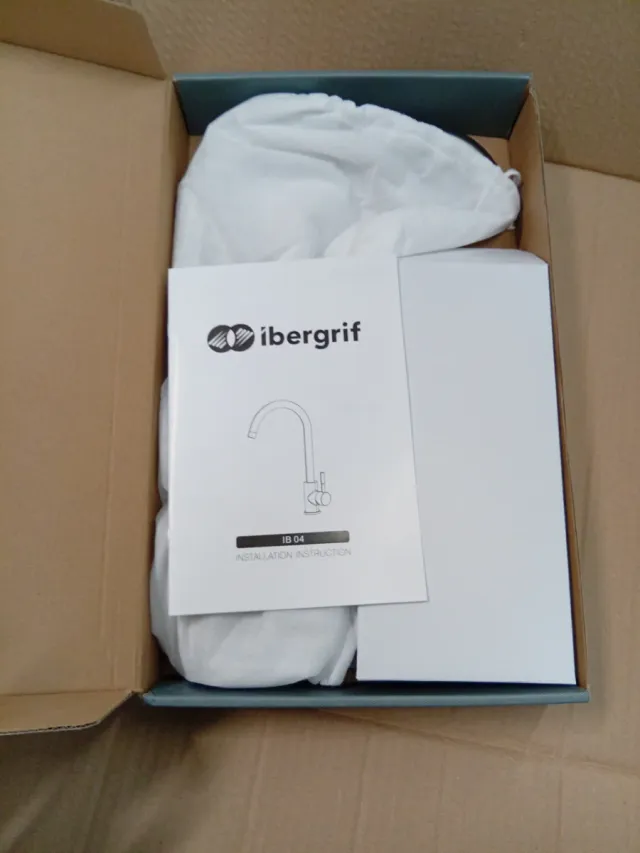 Grifo Cocina Ibergrif M22105A Caño Alto