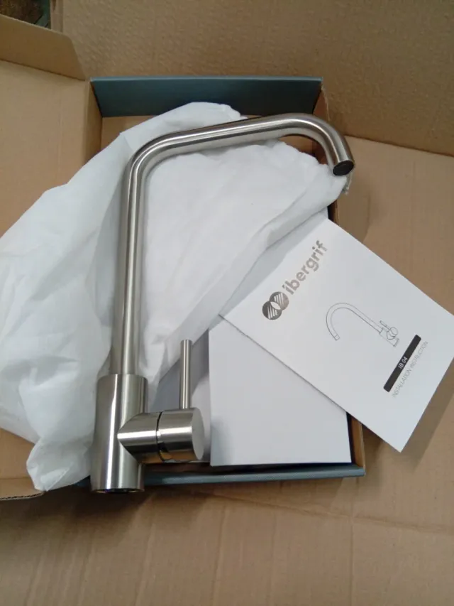 Grifo Cocina Ibergrif M22105A Caño Alto