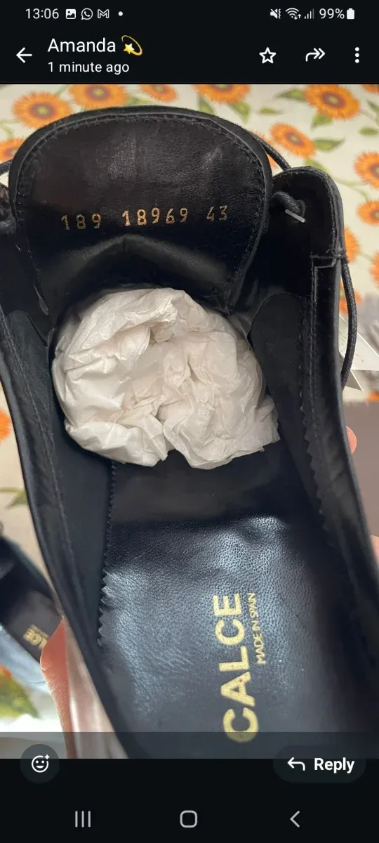 Zapatos de piel hombre talla 43