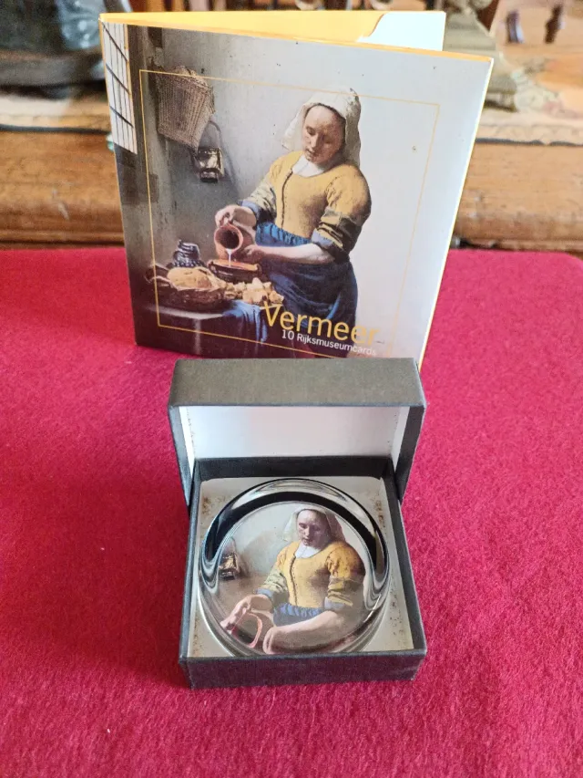 Pisapapeles y Tarjetas Arte Vermeer