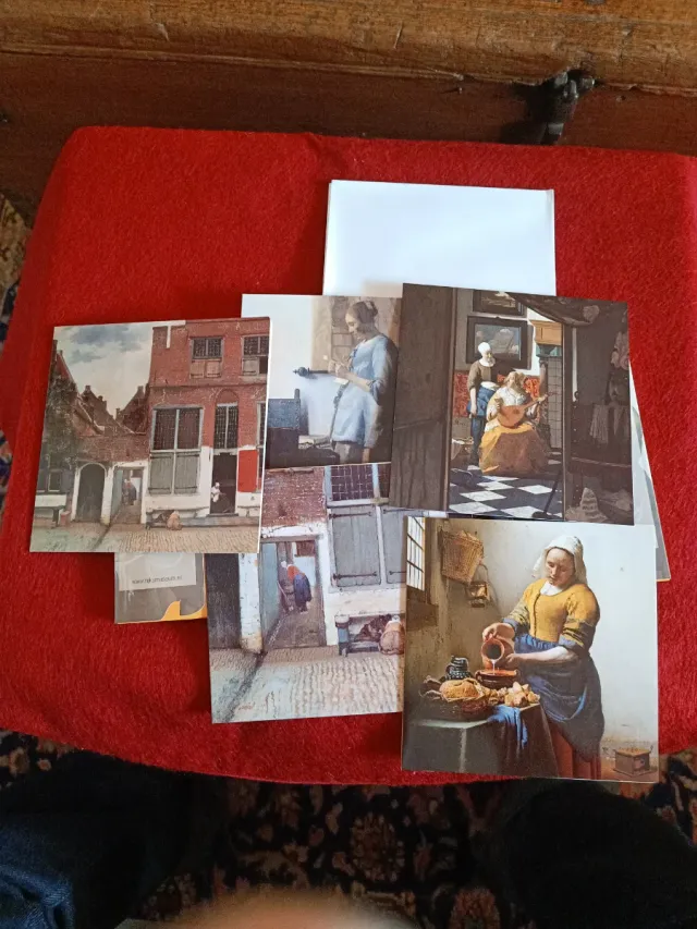Pisapapeles y Tarjetas Arte Vermeer