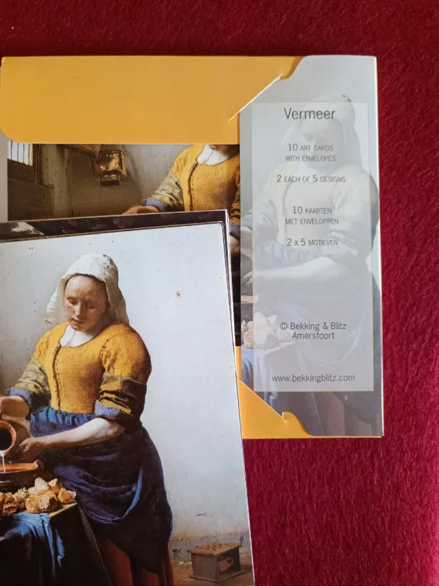 Pisapapeles y Tarjetas Arte Vermeer
