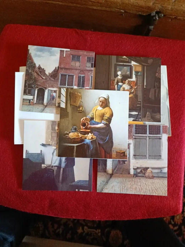 Pisapapeles y Tarjetas Arte Vermeer