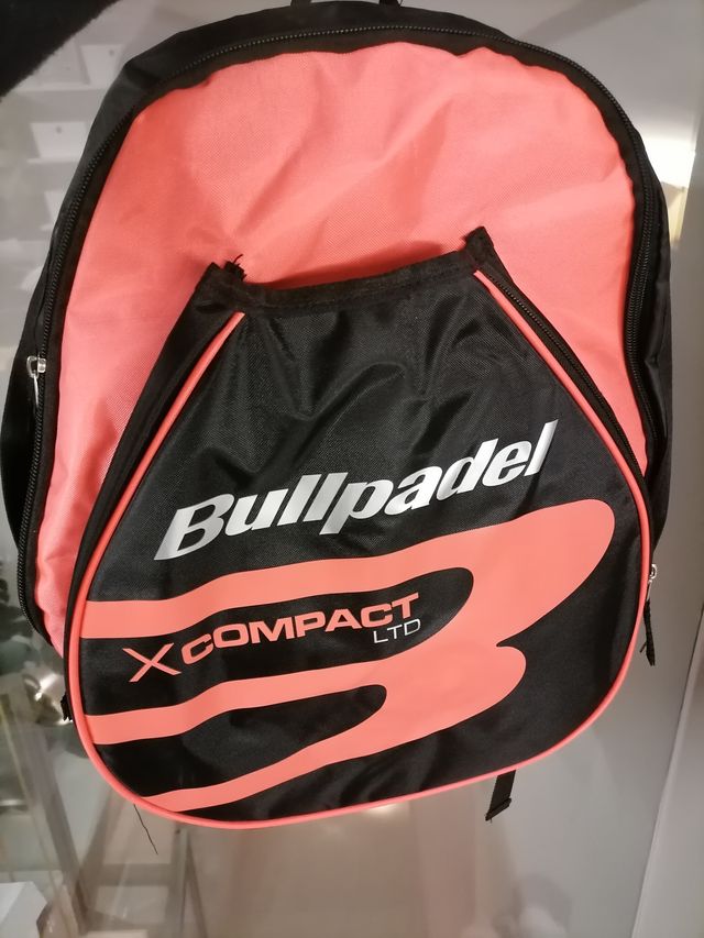 Mochila Pádel Infantil Bullpadel Negra/Coral
