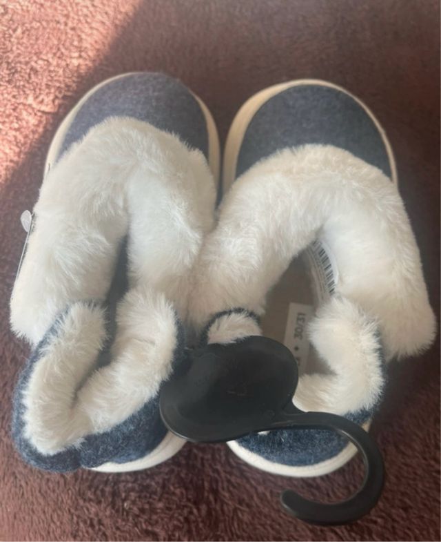 Zapatillas de borrego con forro de pelo