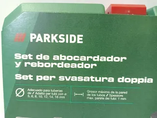 Kit Abocardador Rebordeador Tubo PARKSIDE