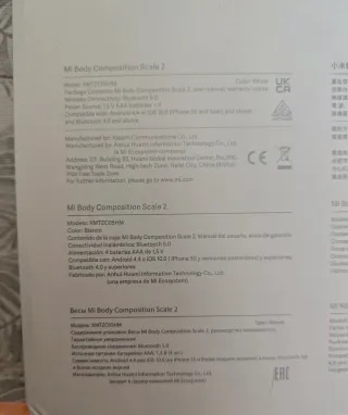 Báscula Xiaomi Mi Body Composition Scale 2