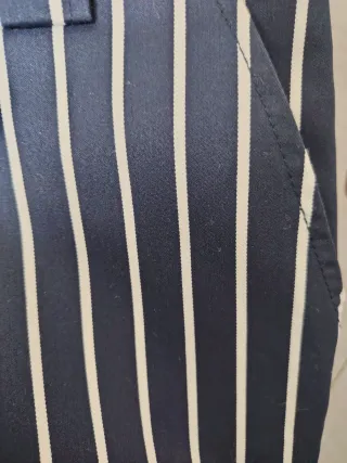 Pantalón Rayas Roberto Verino Talla L ,44cm cintur