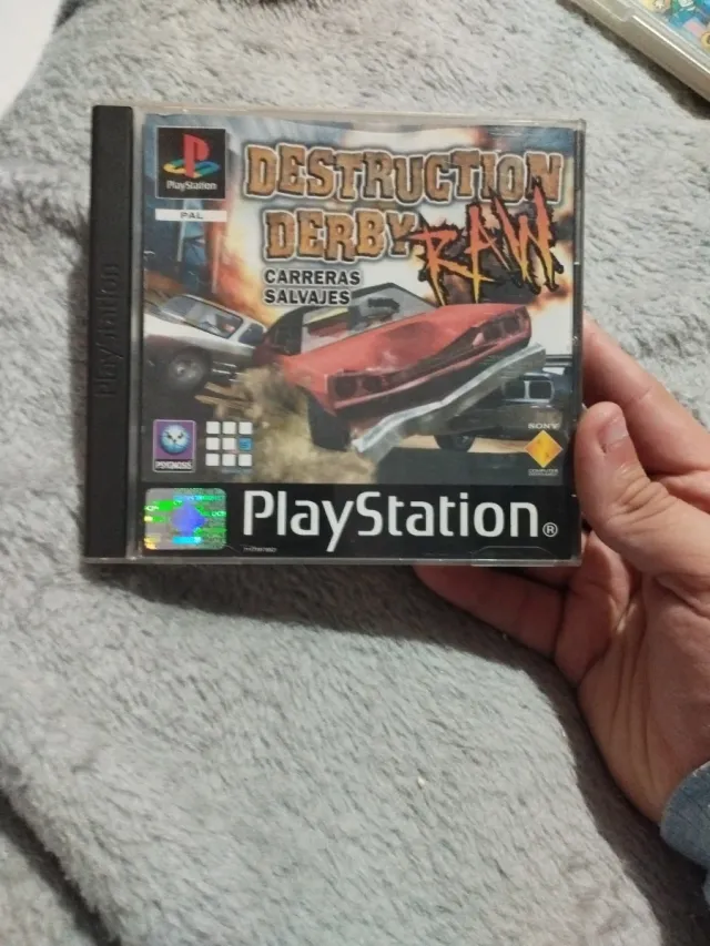 Destruction Derby Raw PS1 Carreras Salvajes