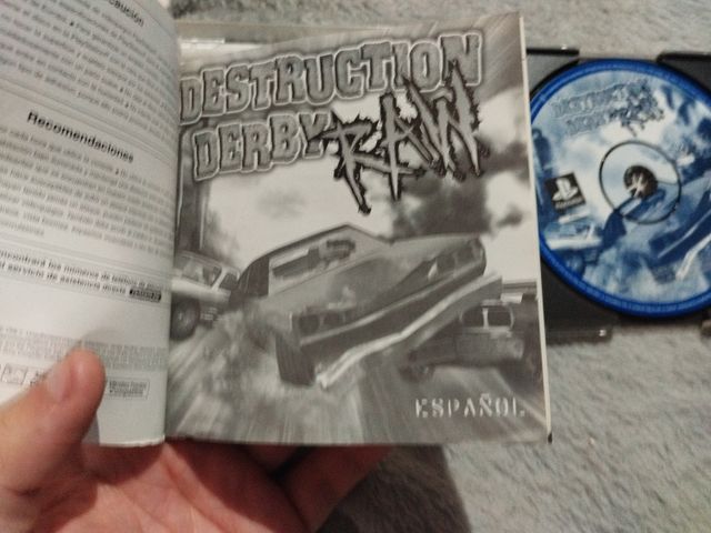 Destruction Derby Raw PS1 Carreras Salvajes