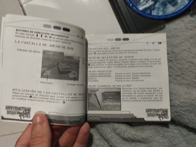 Destruction Derby Raw PS1 Carreras Salvajes