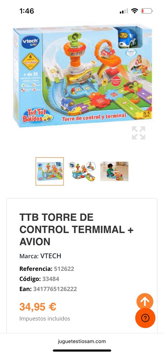 Lote Juguetes Vtech Tut Tut. Ideas regalo