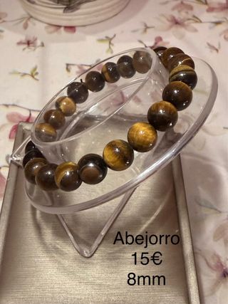 Pulseras Minerales Naturales de 8mm precio unidad