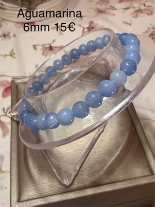 Pulseras Minerales Naturales de 8mm precio unidad