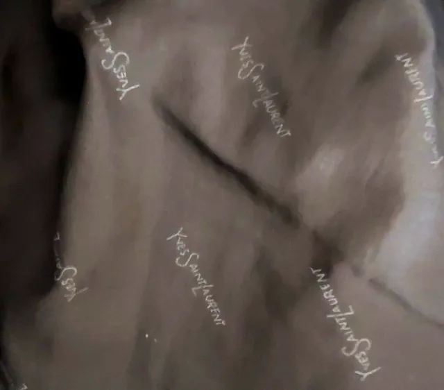 Cazadora de cuero auténtico Yves Saint Laurent