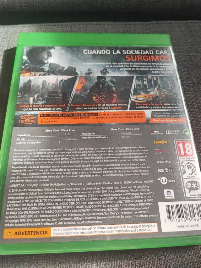 The Division Xbox One