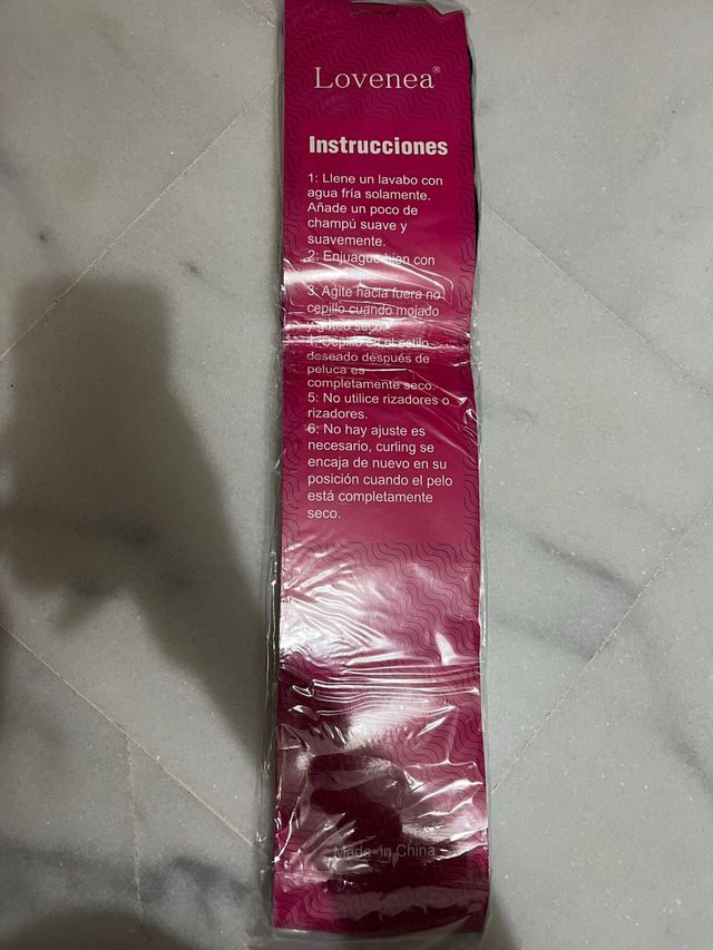 Extensiones de cabello Lovenea negro/morado