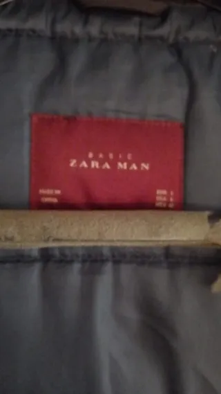 Abrigo Basic Zara Man.