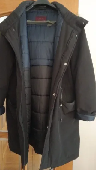 Abrigo Basic Zara Man.