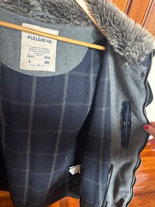 Abrigo Pull&Bear Negro