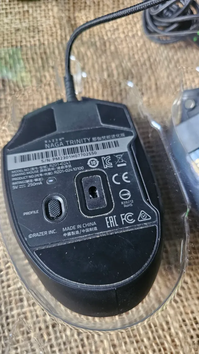 Razer Naga Trinity MOBA/MMO Gaming Mouse