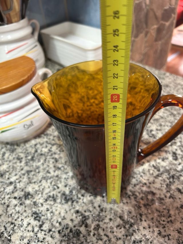 Juego 2 Jarras Duralex Cristal Ámbar