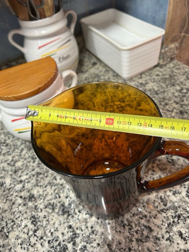 Juego 2 Jarras Duralex Cristal Ámbar