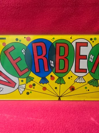 Panel cristal máquina recreativa VERBENA