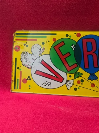 Panel cristal máquina recreativa VERBENA