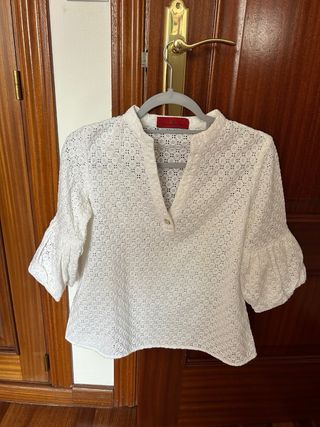 Blusa Carolina Herrera Blanca