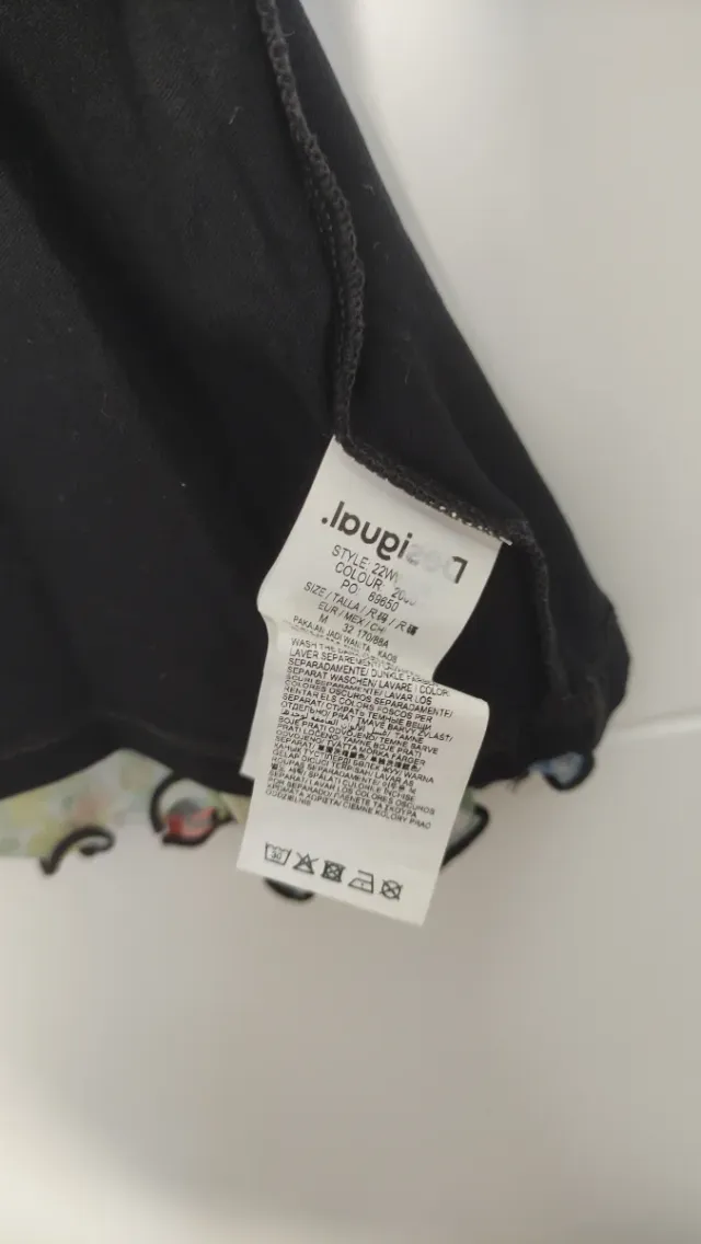 Crop top Desigual estampado