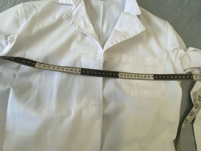 Bata blanca para trabajo