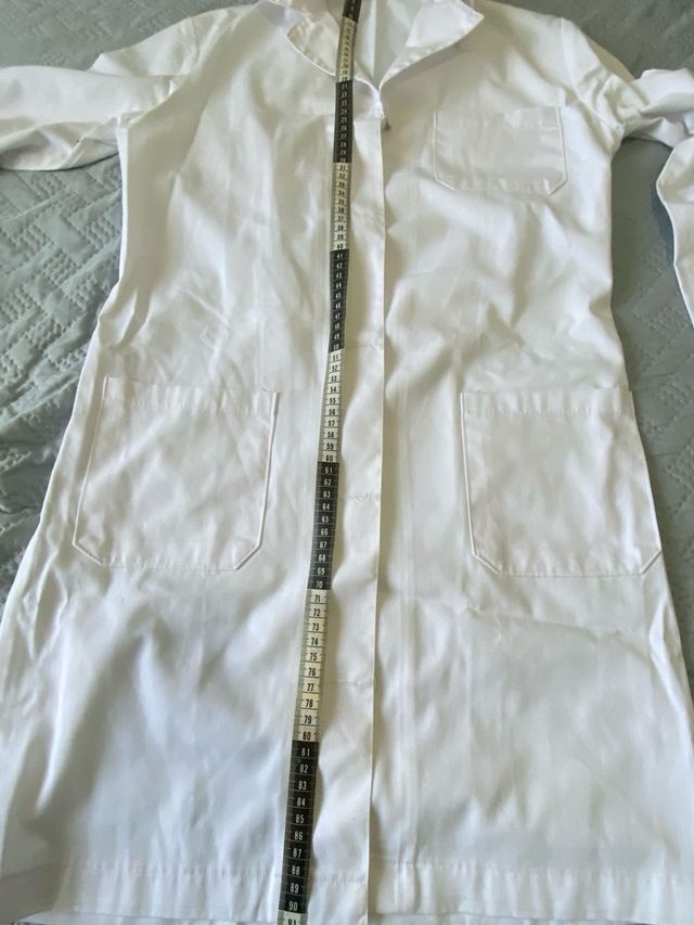 Bata blanca para trabajo