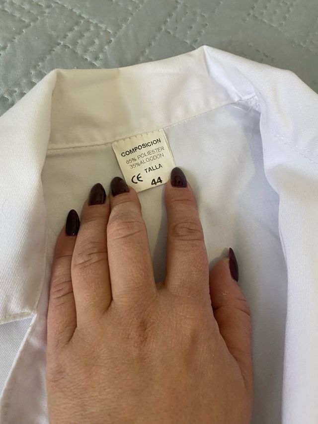 Bata blanca para trabajo