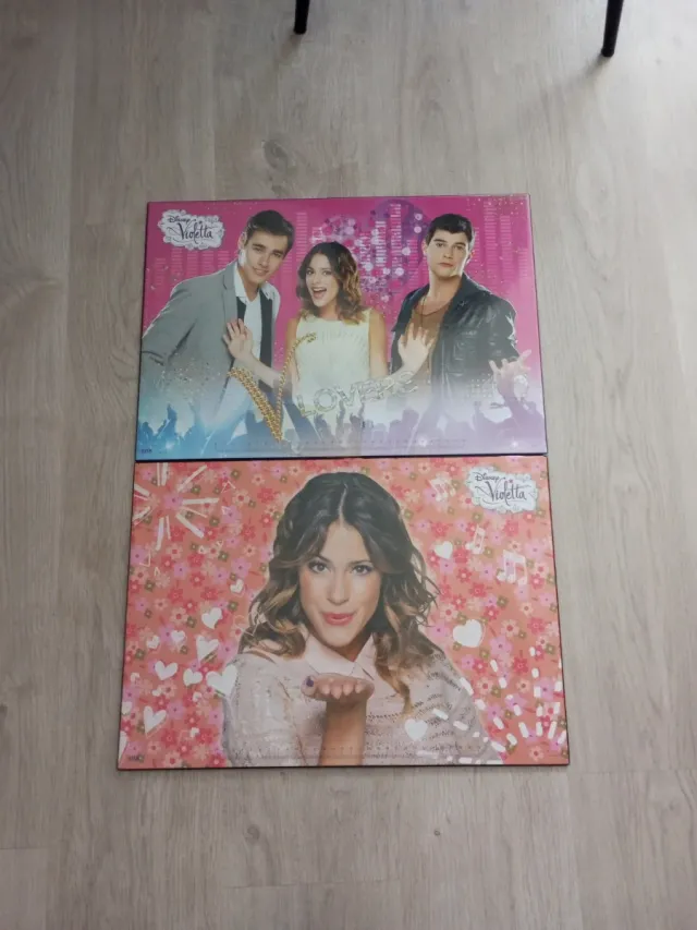 Pack 2 alfombrillas escritorio Disney Violeta